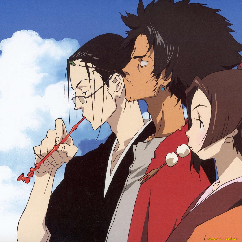 Обои Аниме Samurai Champloo, обои для рабочего стола, фотографии аниме,  samurai champloo, самурай, чамплу, фуу, муген, дзин Обои для рабочего  стола, скачать обои картинки заставки на рабочий стол.